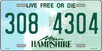 NH license plate 3084304