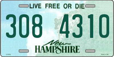 NH license plate 3084310