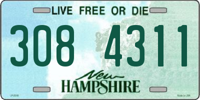 NH license plate 3084311
