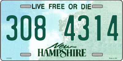NH license plate 3084314
