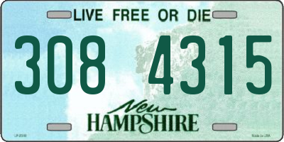 NH license plate 3084315