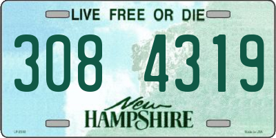 NH license plate 3084319