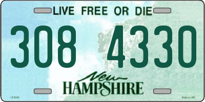 NH license plate 3084330