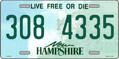 NH license plate 3084335
