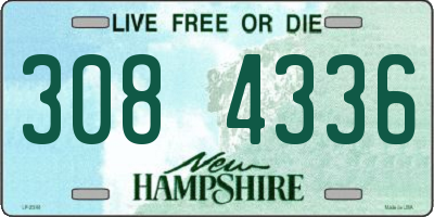 NH license plate 3084336