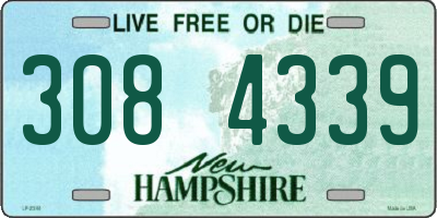 NH license plate 3084339