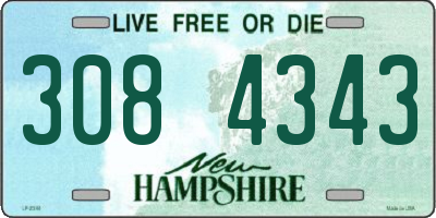 NH license plate 3084343