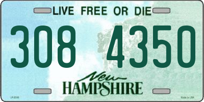 NH license plate 3084350
