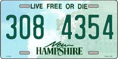 NH license plate 3084354