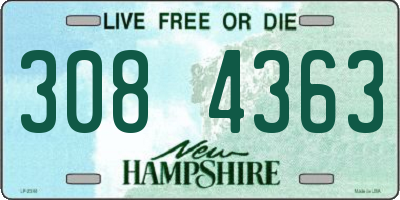 NH license plate 3084363