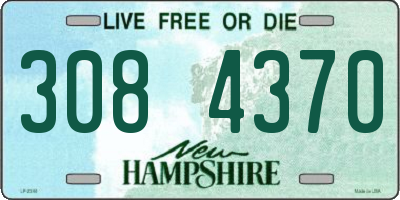 NH license plate 3084370