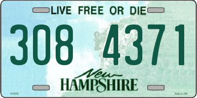 NH license plate 3084371