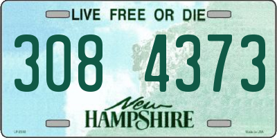 NH license plate 3084373