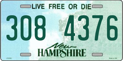 NH license plate 3084376