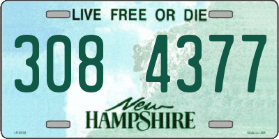 NH license plate 3084377