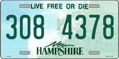 NH license plate 3084378