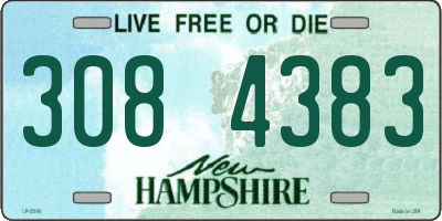 NH license plate 3084383