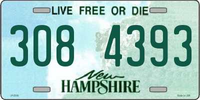 NH license plate 3084393