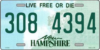 NH license plate 3084394