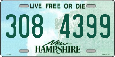 NH license plate 3084399