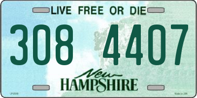 NH license plate 3084407