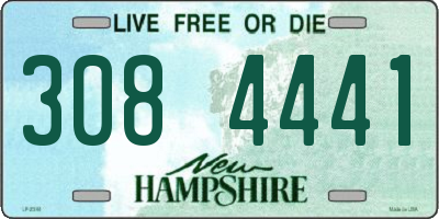 NH license plate 3084441