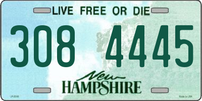 NH license plate 3084445