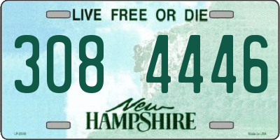 NH license plate 3084446