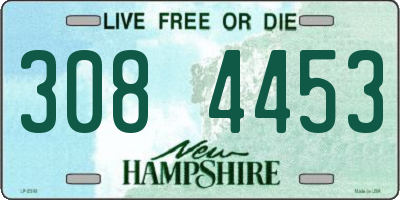 NH license plate 3084453