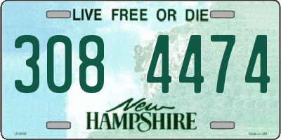 NH license plate 3084474