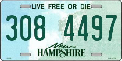 NH license plate 3084497