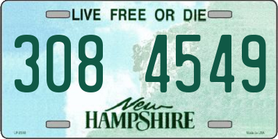 NH license plate 3084549
