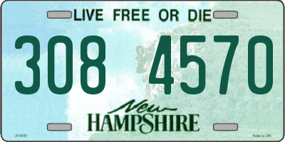 NH license plate 3084570