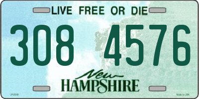 NH license plate 3084576
