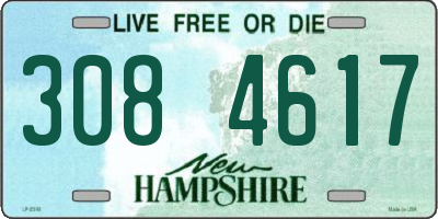 NH license plate 3084617