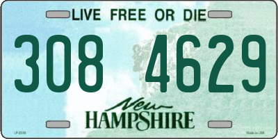 NH license plate 3084629