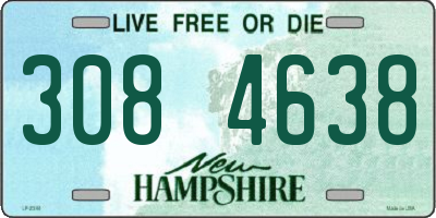 NH license plate 3084638