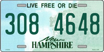 NH license plate 3084648