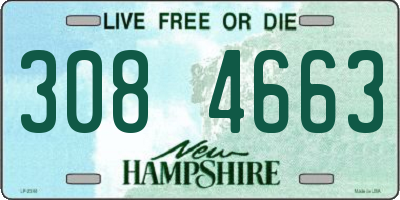 NH license plate 3084663