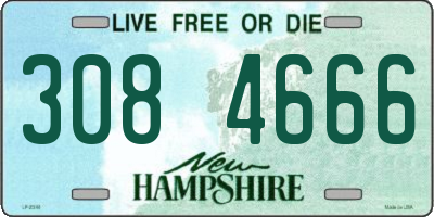 NH license plate 3084666