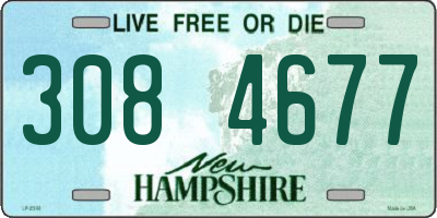 NH license plate 3084677