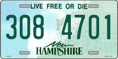 NH license plate 3084701