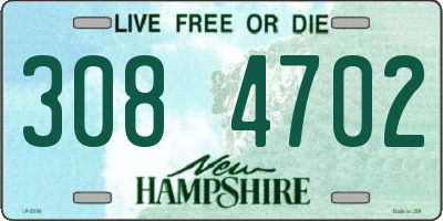 NH license plate 3084702