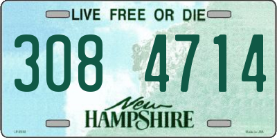 NH license plate 3084714
