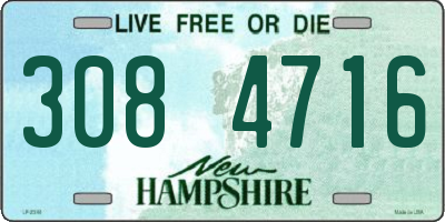 NH license plate 3084716