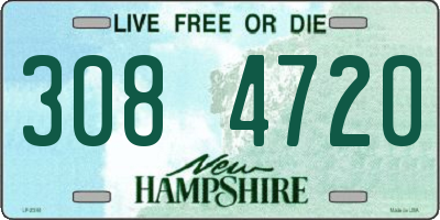 NH license plate 3084720