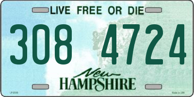 NH license plate 3084724