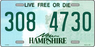 NH license plate 3084730