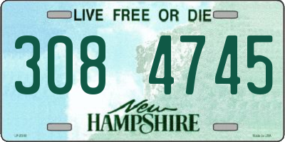 NH license plate 3084745