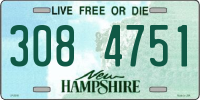 NH license plate 3084751